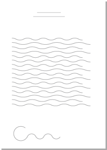 Illustration Dokument Stempel