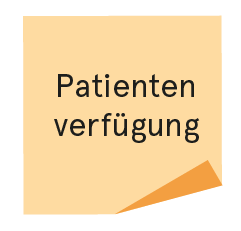 Postit Illustration Patientenverfügung