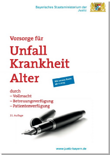 Titel Vorsorge für Unfall Krankheit Alter BJM