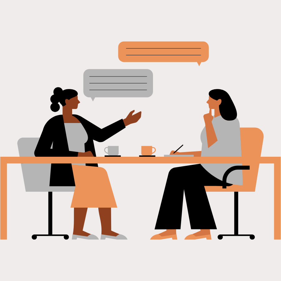 Grafik Beratungsgespräch